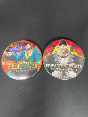 One Piece Shirahige Thatch Badge 2er Set Edward Newgate Sammlerstück gebraucht