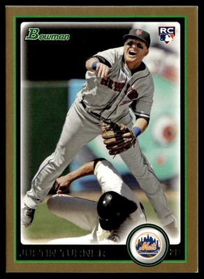 2010 Bowman Draft Picks & Prospects Gold Justin Turner RC #BDP105