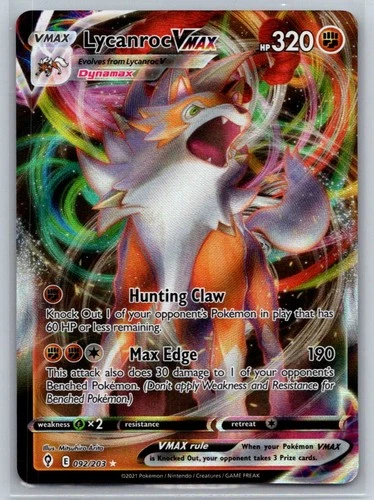 SWSH07: Evolving Skies #092/203 Lycanroc VMAX