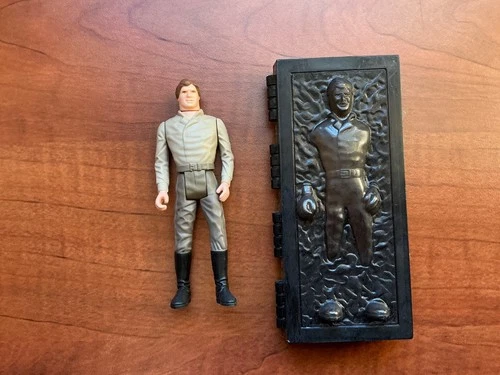 Vintage Kenner 1984 Star Wars POTF Han Solo In Carbonite Last 17