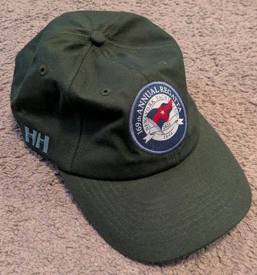 Rare Helly Hansen New Yacht Club 169th Regatta 2023 Green Adjustable Hat