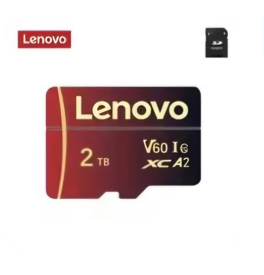Carte Mémoire Micro SD 2 TB lenovo (neuf) + Adaptateur - Photo 1/1