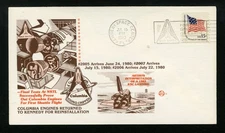 1980 Space Cover NASA Space Shuttle Columbia Engines Returned To Kennedy