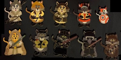 Destination Imagination Global Finals 2018 -  10 Pin Set - Star Wars Cats