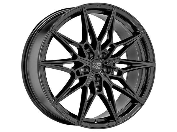 MSW 75 Alufelge 8,5X20 5X112 ET35 Schwarz Gloss Black-image