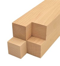 Maple Lumber Square Turning Blanks 4 Pieces 1.5" x 1.5" x 8"