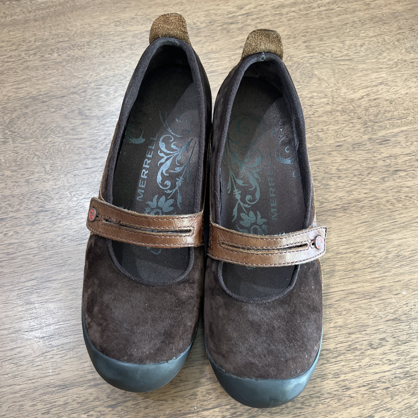 Merrell Plaza Bandeau Espresso Marrone Mary Jane Slip On Donna 8 5