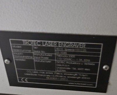 Trotec Speedy 100 Laser Engraver