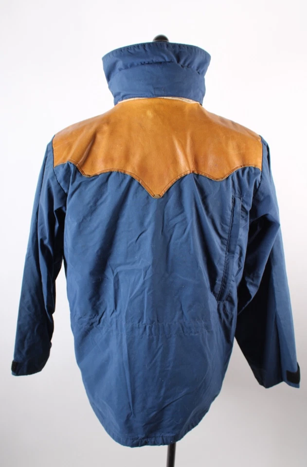 Винтажная мужская кожаная куртка-парка 1970-х Rocky Mountain Featherbed Gore-Tex размер XL - Изображение 4 из 4