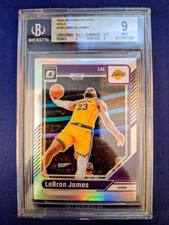 2024-25 Donruss Optic LeBron James Holo Base BGS 9 Basketball Card