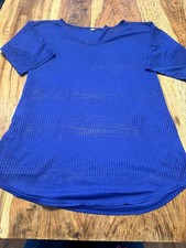 O'Neill Women's Royal Blue Mesh Knit Swimsuit Cover Up