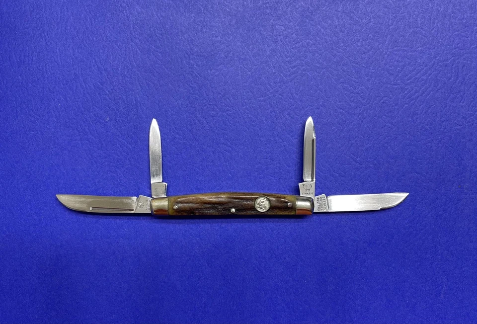 Cubiertos Bertram vintage de gallina y gallo-Solingen, Alemania Congreso de 4 hojas  Foto 3 de 4