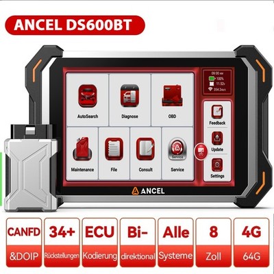 ANCEL DS600BT Profi Diagnosegerät 34Reset ALL System Kostenlose Update CANFDDoIP