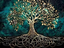 5D Tree of Life Diamond Painting Kits for Adults - Tree Diamond Art Kits - DIY F