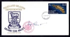 Falkland Island Dependencies 1982 Rebuilding £1 Surcharge Signed First Day Cover