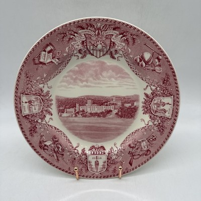 Wedgwood West Point Military Academy Dinner Plate ~10'' Looking Toward West