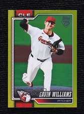 2026 Topps Series 1 Yellow Rainbow Foil 385/399 Gavin Williams #254 0w8p