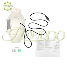 4 Inch Inline Duct Fan - 280 CFM Ventilation Exhaust Fan for Duct Vent Bathroom