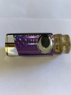 VINTAGE Authentic Joe Yee Tagged Tube/Bubble Lure Purple Prism Teddy Bear Eyes
