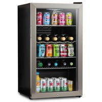 Subcold Freestanding Under Counter Drinks Fridge 85L Super85 LED Stainless Steel