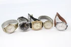 Vintage Mens Mechanical Watches Seiko Timex SPARES/REPAIRS x 5