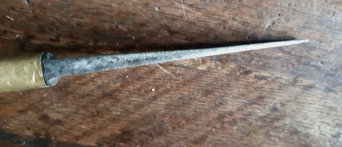 Antique Butcher's Knife Chopper Cutting Vintage Old Tool - Picture 3 of 5