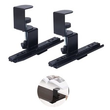 Keyboard Tray Clamp Under Desk with Adjustable Clamp and 7.87IN Rail Set for ...