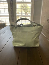 HOBO Romy Medium Tote In Polished Leather - Jade - NEW W/ TAGS Retails $268