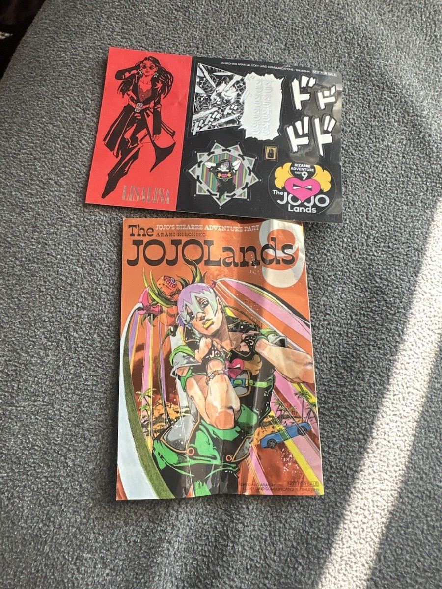 Authentic Jojolands Stickers From Anime Convention Not For Sale