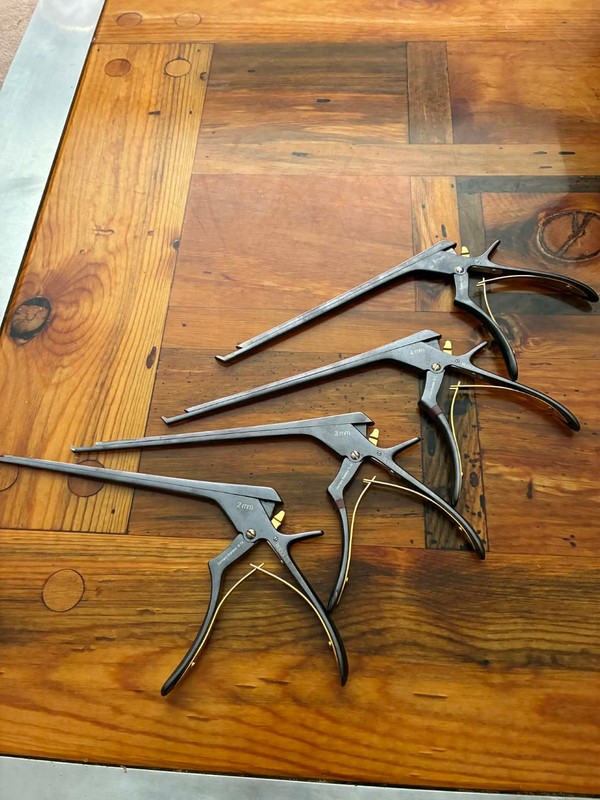  Surgical  Stainless Germany Steel Bone Rongeur Punch great condition Ruggles