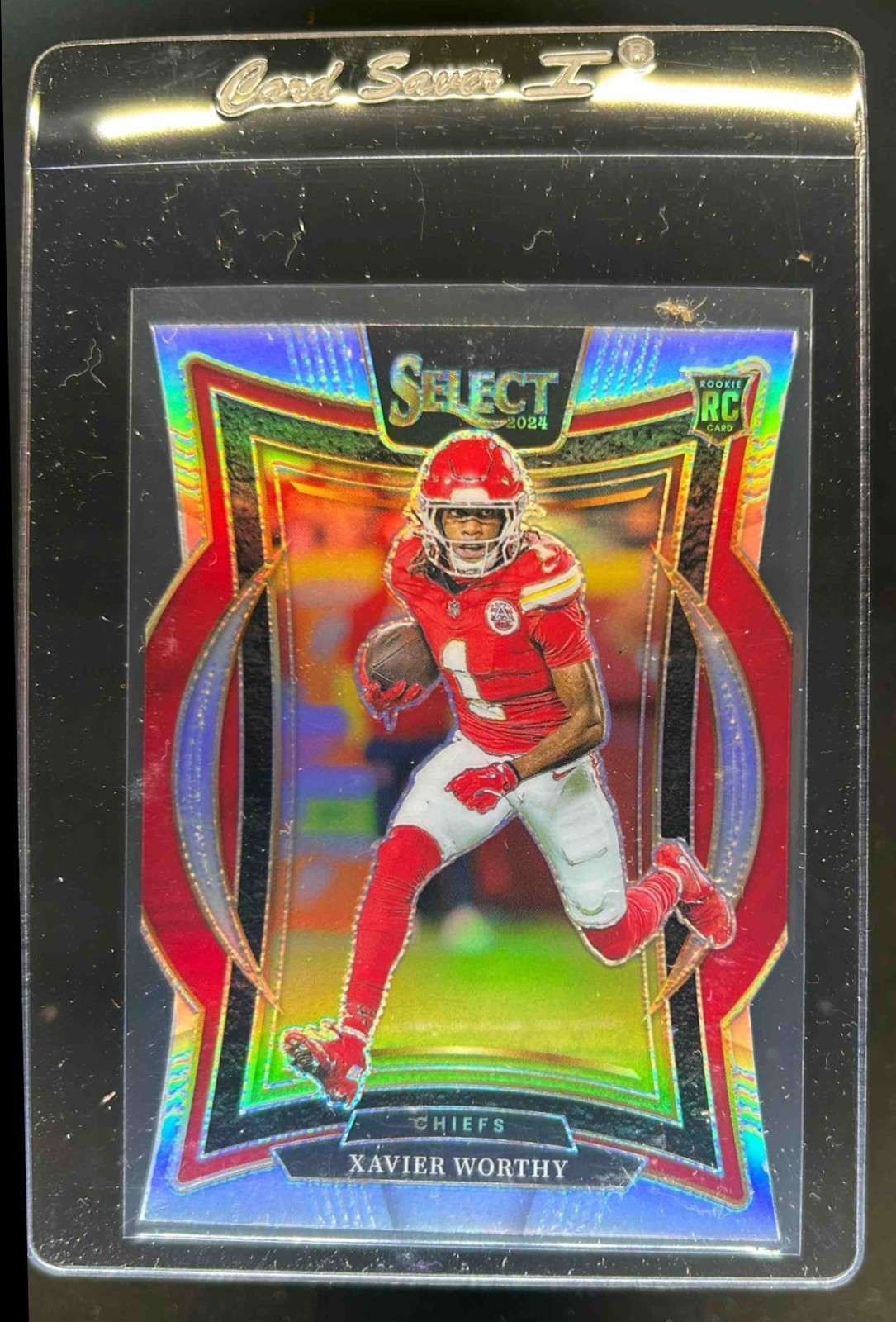 2024 Select Xavier Worthy Concourse RC Silver Prizm Die-Cut #32 Chiefs