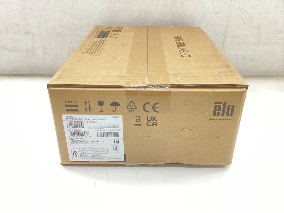 Elo E967255 - 1502LM - 15" 1080p Medical Grade Touchscreen Monitor (White) - Image 2 of 3