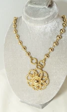 Bold & Chunky Necklace Marked Hang Tag BBin Circle