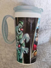 Disney Whirley Warren Travel Mug Tumbler Cup Lonesome Ghost Multicolor 7" Mickey