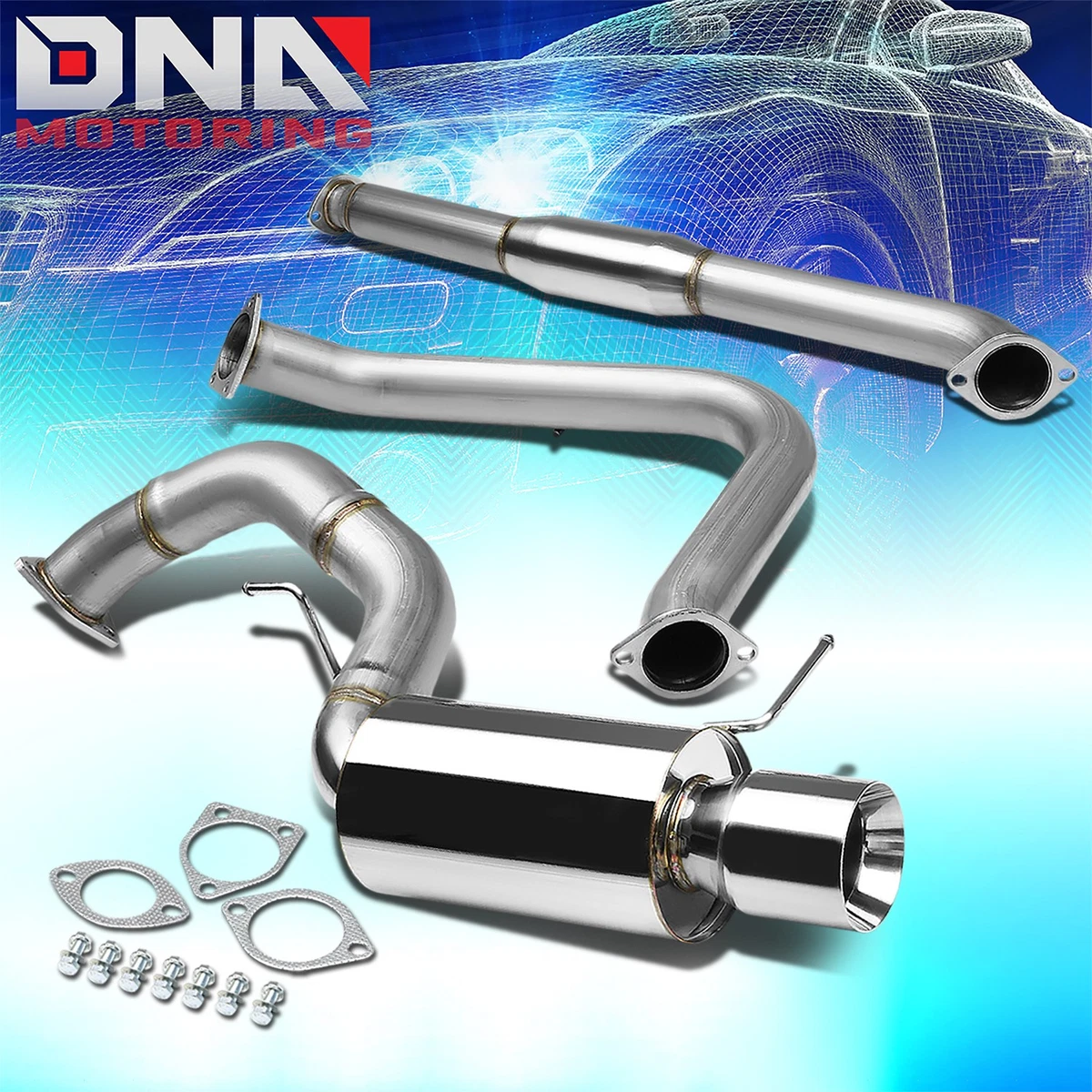 DNA Motoring Exhaust System Kits for Mitsubishi Eclipse for sale