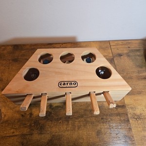 Interactive Cat Toy Wooden Durable Funny Whack Mole Mouse for Kitten Cat