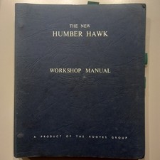 Werkstatthandbuch Humber Hawk Oldtimer
