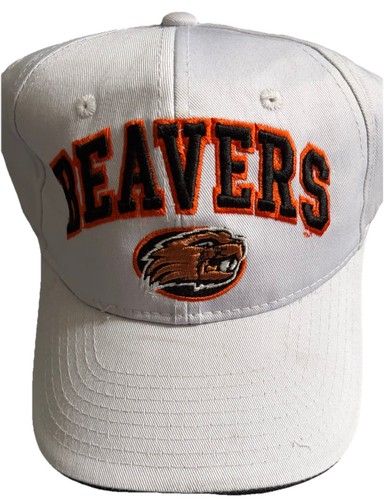 Vintage-Oregon State Beavers-White Zephyr Snapback Adjustable Hat/Cap-NWT - Picture 1 of 5