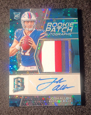 2018 Josh Allen Spectra Blue Disco RPA/75 - 1st Print 01/75 - 4 Color