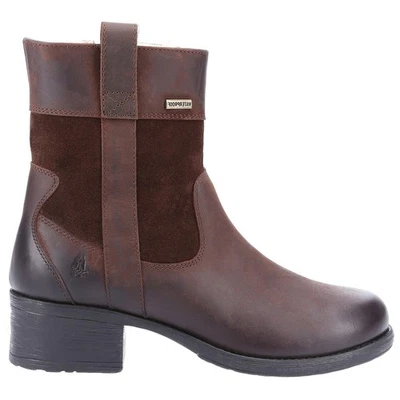 Hush Puppies Saskia BOTTÉ ANKLE Confortable Et Imperméable Femme Marron - Photo 1/4