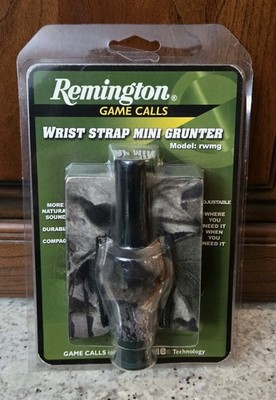 RARE VTG NEW DEER CALL REMINGTON WRIST STRAP MINI-GRUNTER FLEXTONE HANDS FREE!