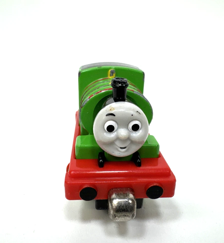 2002 Learning Curve Thomas & Friends Percy Magnetic Die Cast Metal Toy Train - Image 3 of 4