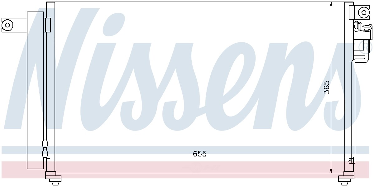 Nissens North America 94814 A/C Condenser and Evaporator - A/C ...