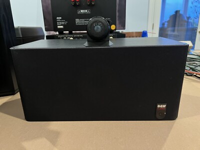 B&W HTM Matrix Center Channel Speaker Bowers Great Condition Black Ash