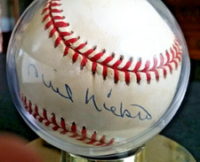 Rawlings Baseball Signed Autographed Phil Niekro COA Thrill Of Victory