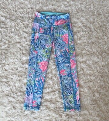 Lilly Pulitzer High Rise Weekender Leggings Sink Or Swim XS