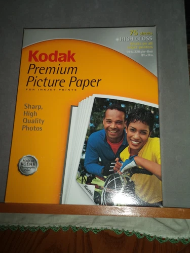 Kodak Premium Picture Paper High gloss 75 Sheets New in the Box