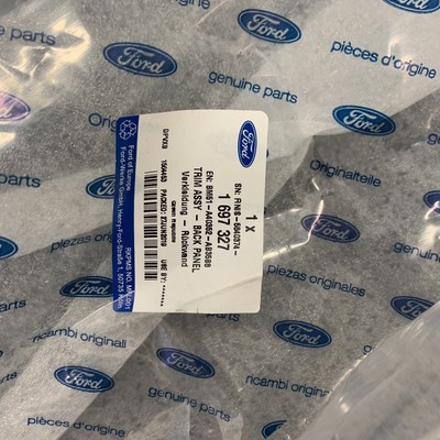 Genuine Ford Back Panel Trim 1697327 for sale online | eBay