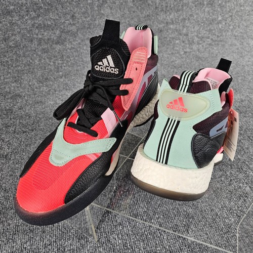 NEW ADIDAS Men's 13 ZONEBOOST Kaizam Multicolor Lace Up Basketball Shoes EG5764 - Picture 12 of 15