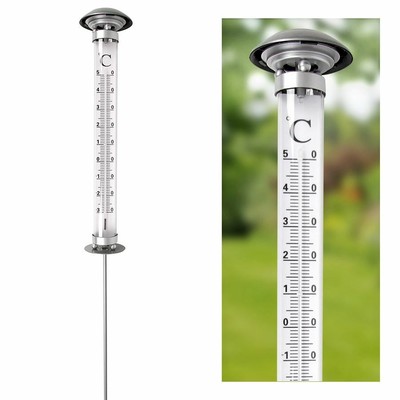 Solar-Außenthermometer XXL Garten Außenthermometer Gartenthermometer | eBay